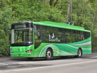 Най-модерният електрически автобус е вече в София